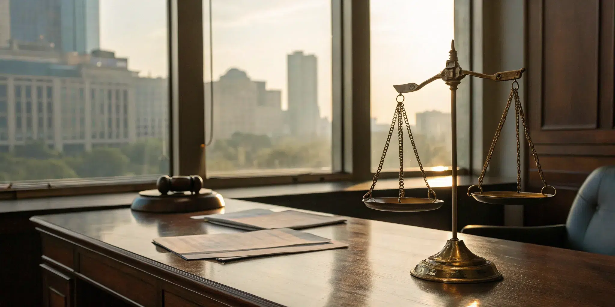 Birmingham investment fraud lawyer. Gavel and scales of justice.