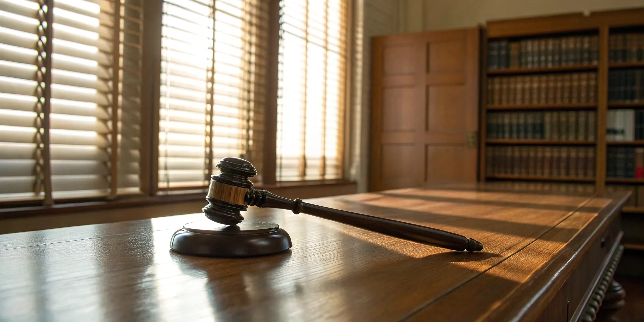 Gavel on desk. Las Vegas investment fraud lawyer.