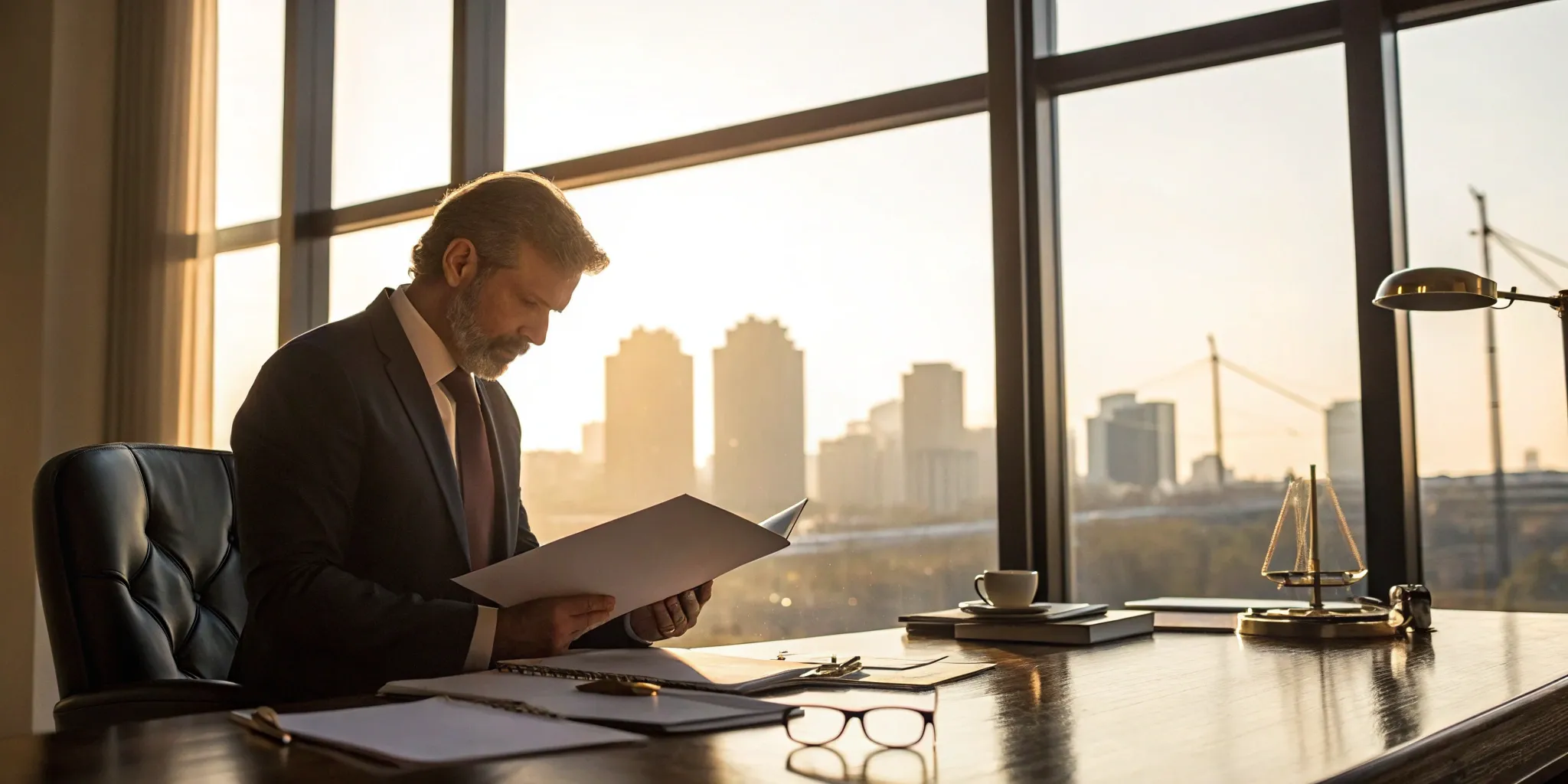 Memphis lawyer reviews investment fraud documents.