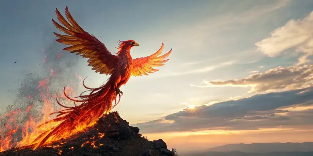 Phoenix rising from ashes. Investment fraud recovery.