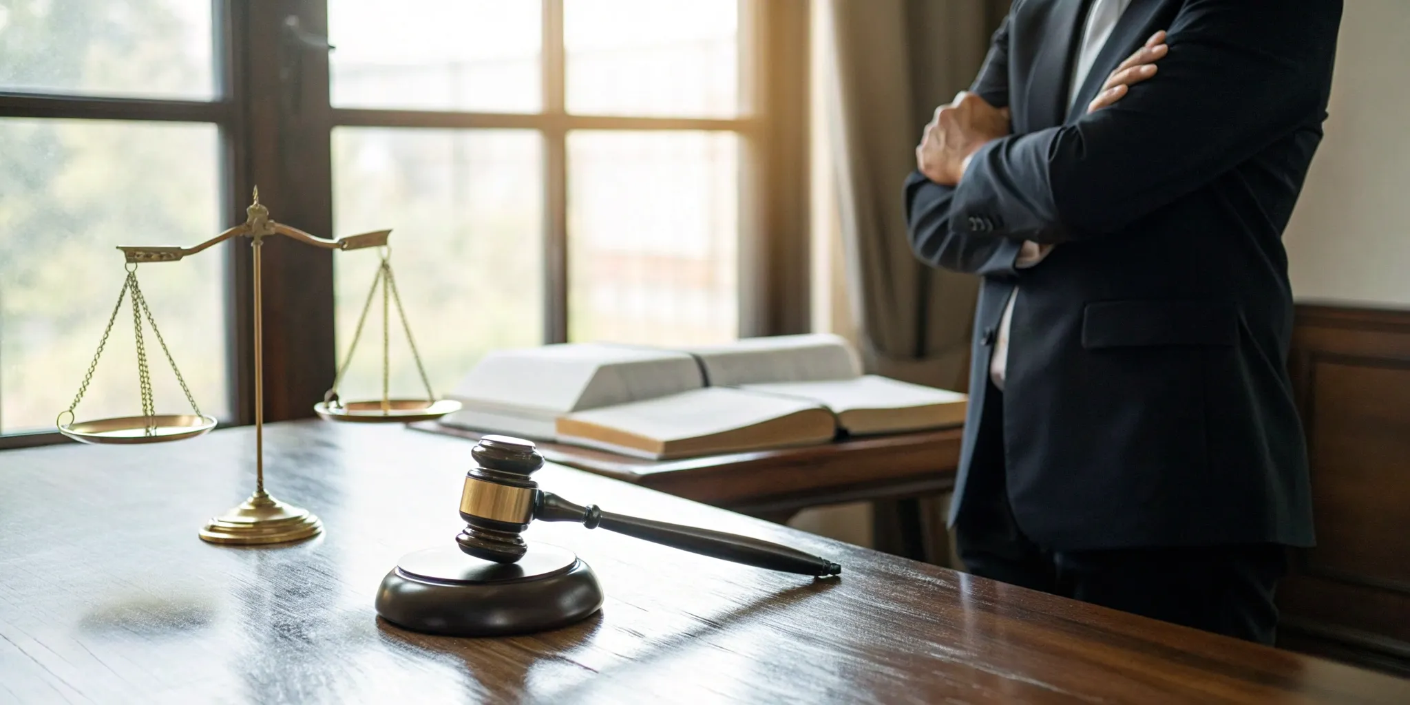 Scales of justice, gavel, and law books symbolize LPL Financial broker FINRA arbitration claims.