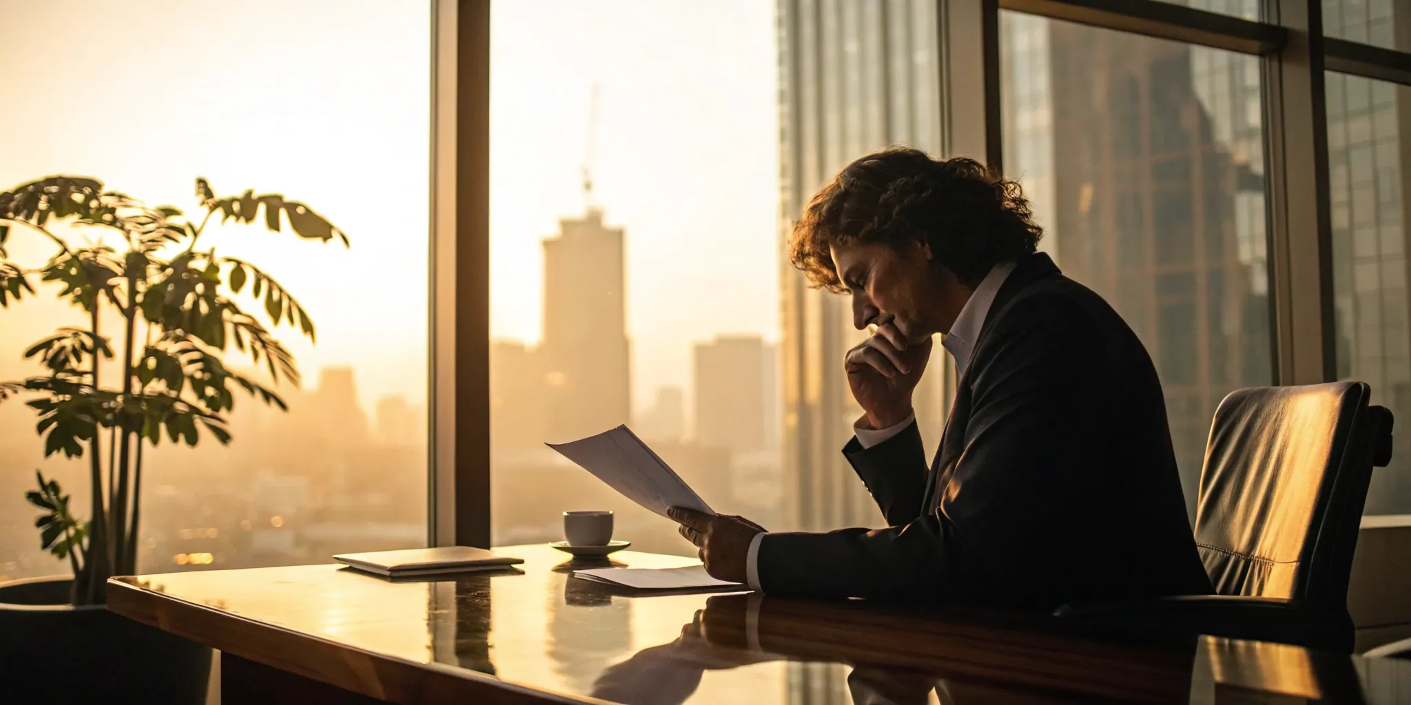 A Mobile, Alabama investment fraud attorney reviews a client's case documents.