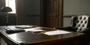 Paperwork on a desk regarding investor complaints against Stifel, Nicolaus & Company broker Loren Morrison.