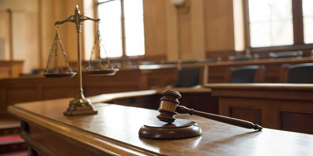 Gavel and scales of justice for broker Brian Lesley and LPL Financial, LLC investor disputes.