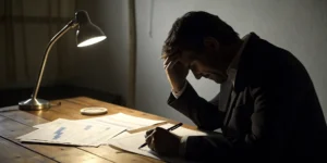 Investor stressed over losses from Charles Schwab broker Chad Faulkenberry.