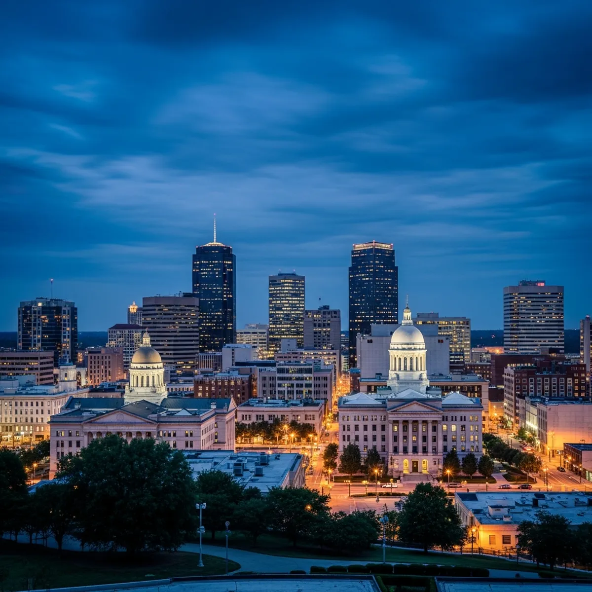 Birmingham Alabama downtown skyline where The Frankowski Firm serves investment fraud victims