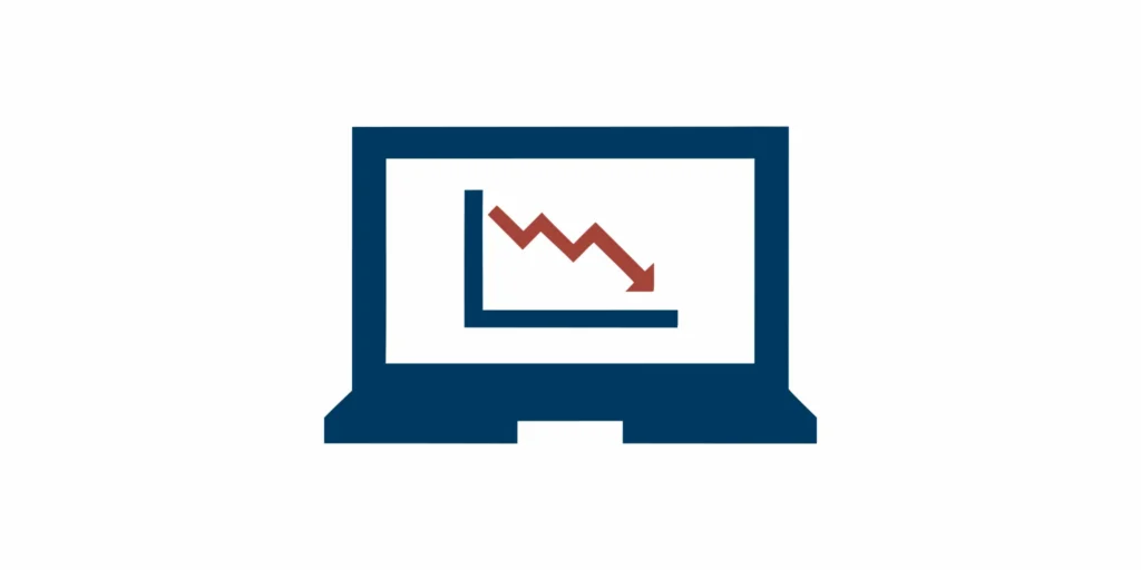 Computer screen showing a trading platform with margin call warning in red